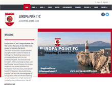Tablet Screenshot of europapointfc.com